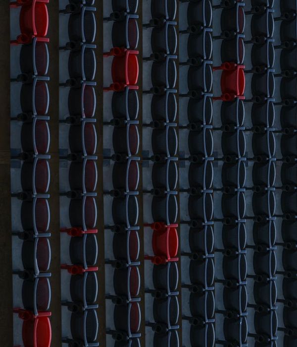 Abstract geometric composition representing balance and stability