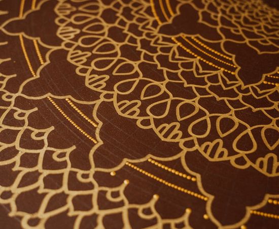 Symmetrical abstract art symbolizing body harmony and wellness